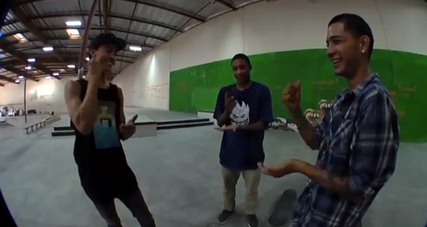 Nyjah-Huston-vs-Chaz-ortiz-vs-Dominick-en-The-Berrics