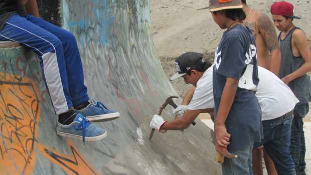 Reconstrucción Voluntaria del Skatepark de Arica-3