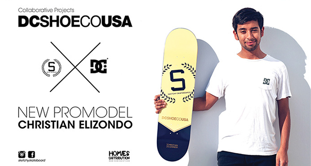 Dc-Shoes-&-Sketchy-Skateboard-New-Promodel--Christian-Elizondo