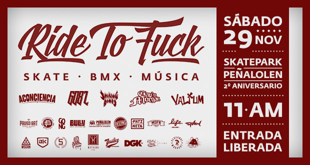 Ride-To-Fuck---2do-Aniversario-Skatepark-Peñalolen-portada