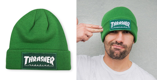 Lo-nuevo-de-Thrasher-Magazine-en-Diamond-Skateshop-green-patch-beanie