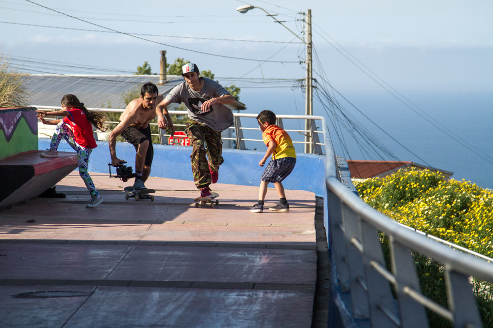 Benjamin Aravena Filming Felipe Rivera
