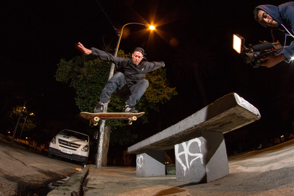 Guille Gellona, Switch wallride