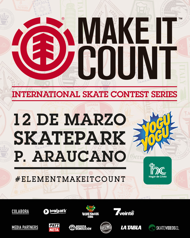 Element-Make-it-Count-Chile---12-de-Marzo---Skatepark-Parque-Araucano-flyer